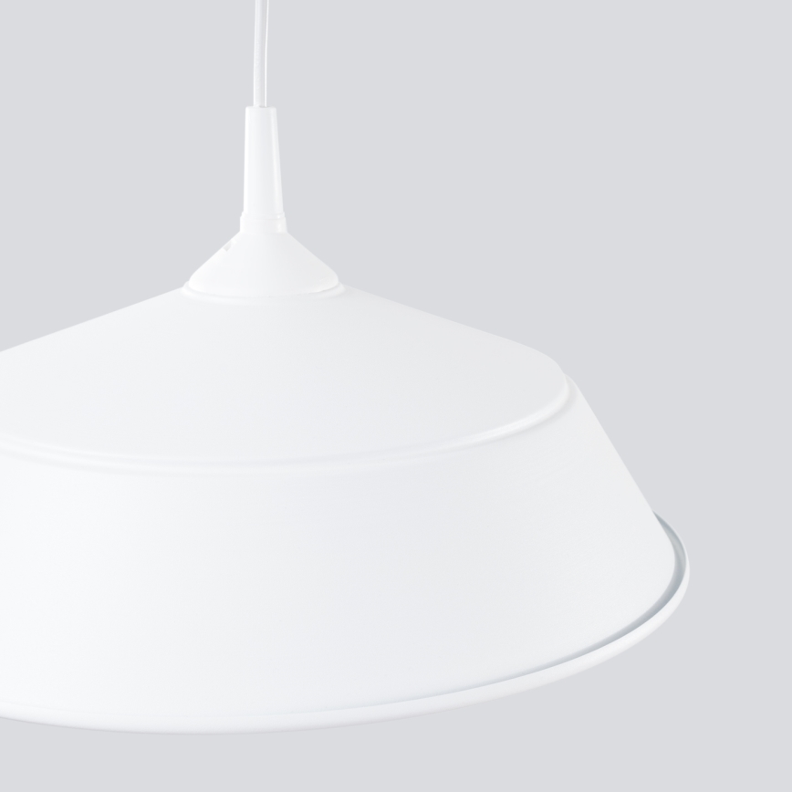 Lestenec na vrvici FRIKA 1xE27/15W/230V pr. 34 cm bela