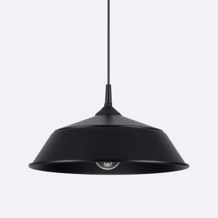 Lestenec na vrvici FRIKA 1xE27/15W/230V pr. 34 cm črna