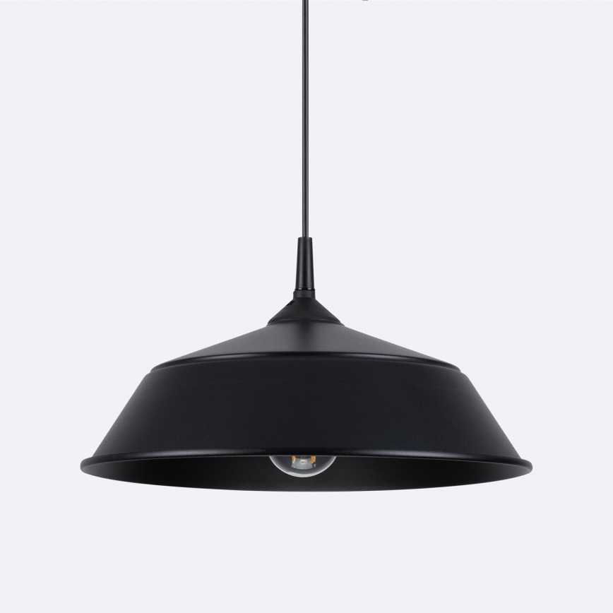 Lestenec na vrvici FRIKA 1xE27/15W/230V pr. 34 cm črna
