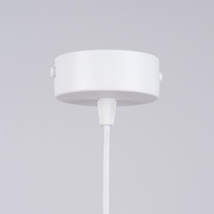 Lestenec na vrvici BRINA 1xG9/8W/230V bela