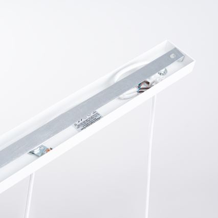 Lestenec na vrvici BRINA 3xG9/8W/230V bela