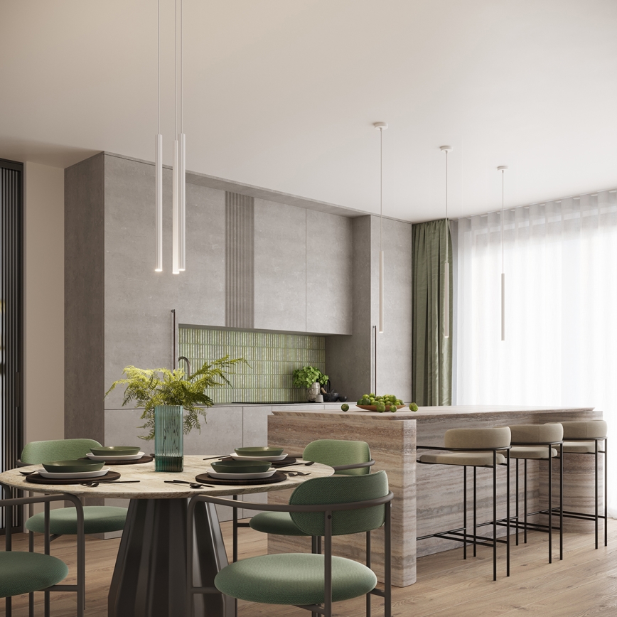 Lestenec na vrvici ARCHE 1xG9/8W/230V bela