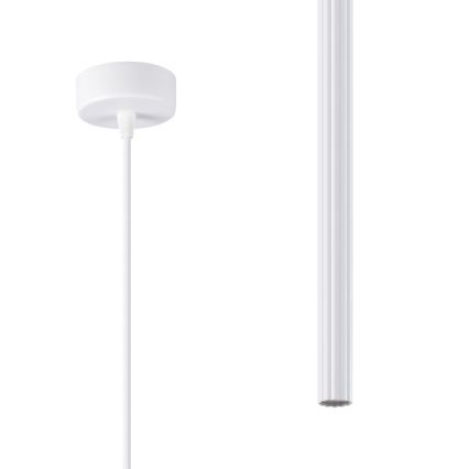 Lestenec na vrvici ARCHE 1xG9/8W/230V bela