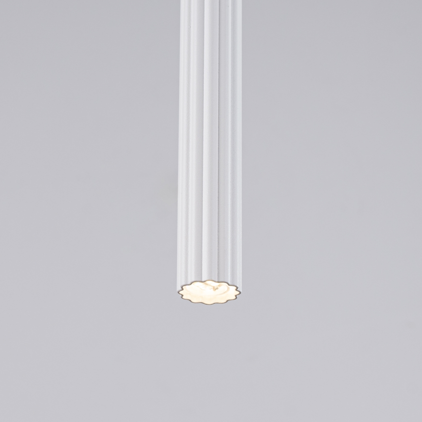 Lestenec na vrvici ARCHE 1xG9/8W/230V bela