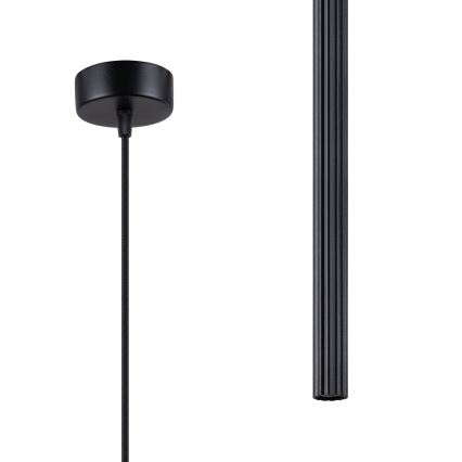 Lestenec na vrvici ARCHE 1xG9/8W/230V črna