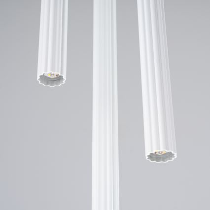 Lestenec na vrvici ARCHE 3xG9/8W/230V bela