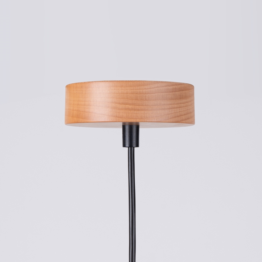 Lestenec na vrvici MARION 1xE27/15W/230V pr. 29,5 cm črna