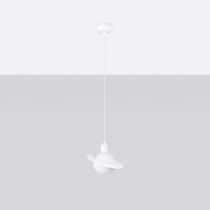 Lestenec na vrvici HYPERION 1xG9/8W/230V bela