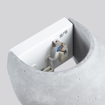 Stensko svetilo GLOBE 2xG9/8W/230V beton/siva