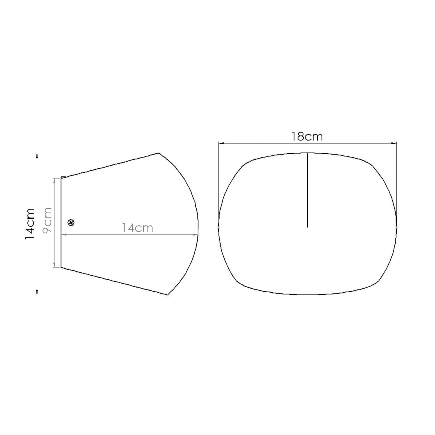 Stensko svetilo GLOBE 2xG9/8W/230V beton/siva