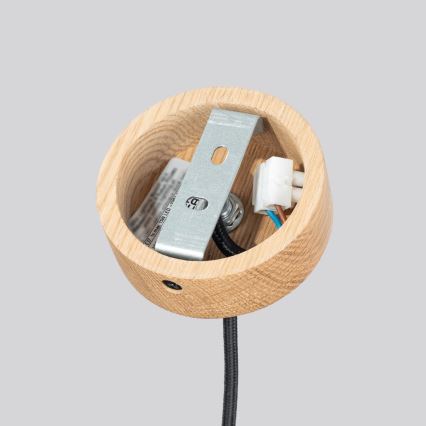 Lestenec na vrvici MAB 1xE27/15W/230V premer 22 cm beton/siva