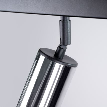 Reflektor WINX 3xGU10/10W/230V črna/sijajni krom