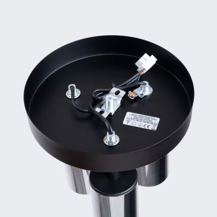 Reflektor WINX 3xGU10/10W/230V črna/sijajni krom