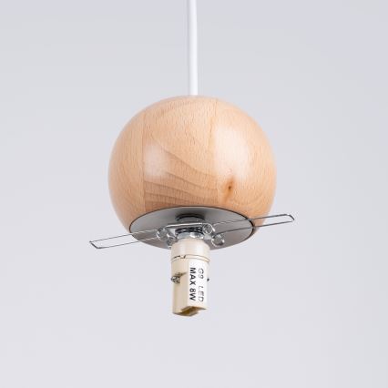 Lestenec na vrvici PEKKA 3xG9/8W/230V bela