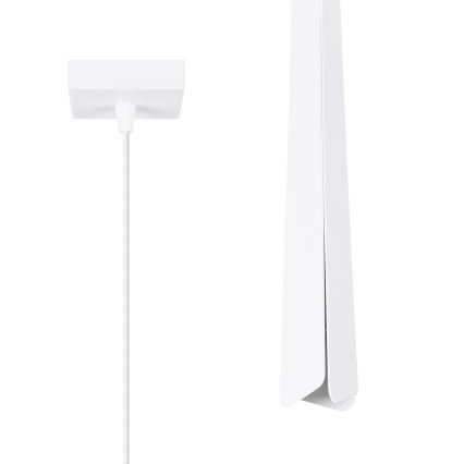 Lestenec na vrvici PRYSM 1xG9/8W/230V bela