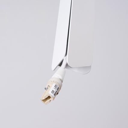 Lestenec na vrvici PRYSM 1xG9/8W/230V bela