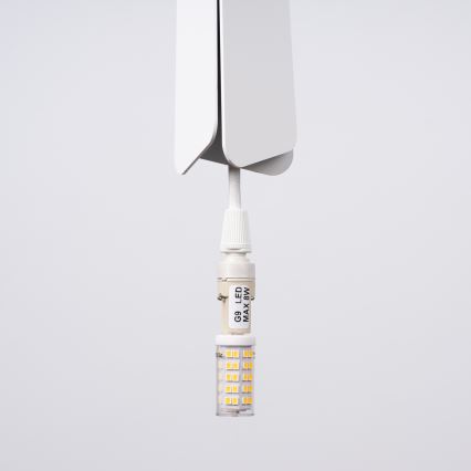 Lestenec na vrvici PRYSM 3xG9/8W/230V bela