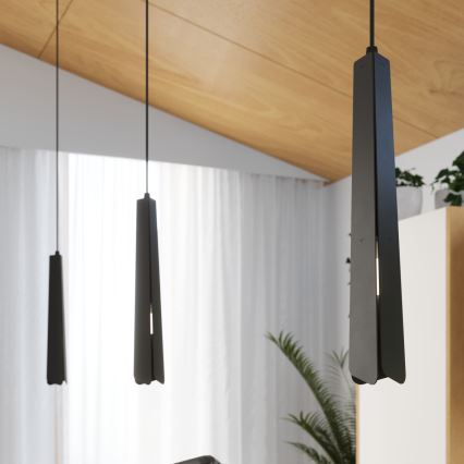 Lestenec na vrvici PRYSM 1xG9/8W/230V črna