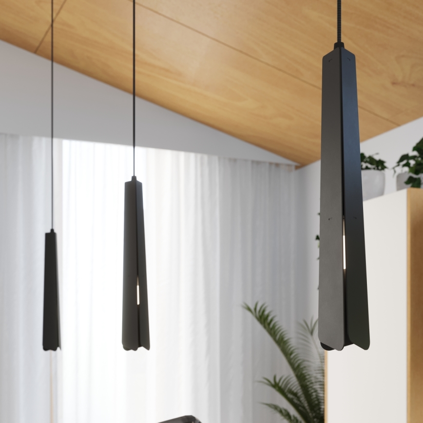 Lestenec na vrvici PRYSM 1xG9/8W/230V črna