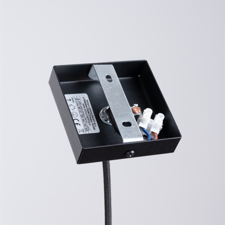 Lestenec na vrvici PRYSM 1xG9/8W/230V črna