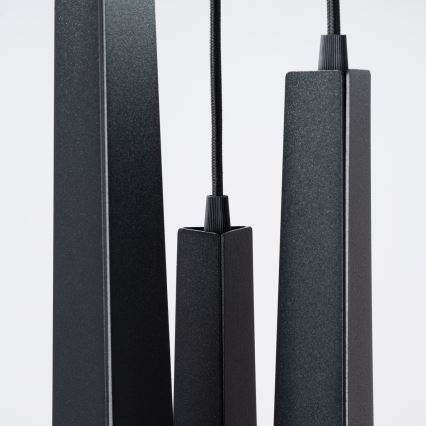 Lestenec na vrvici PRYSM 3xG9/8W/230V črna