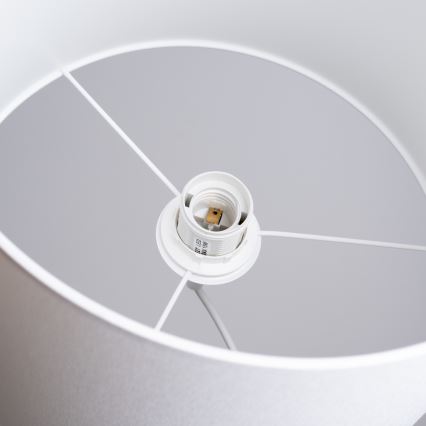 Lestenec na vrvici NOVA 1xE27/15W/230V pr. 30 cm bela