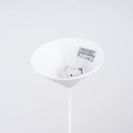 Lestenec na vrvici NOVA 1xE27/15W/230V pr. 30 cm bela
