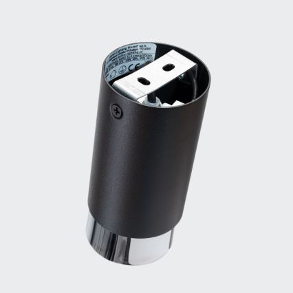 Reflektor NERO 1xGU10/10W/230V 12,5 cm črna/sijajni krom
