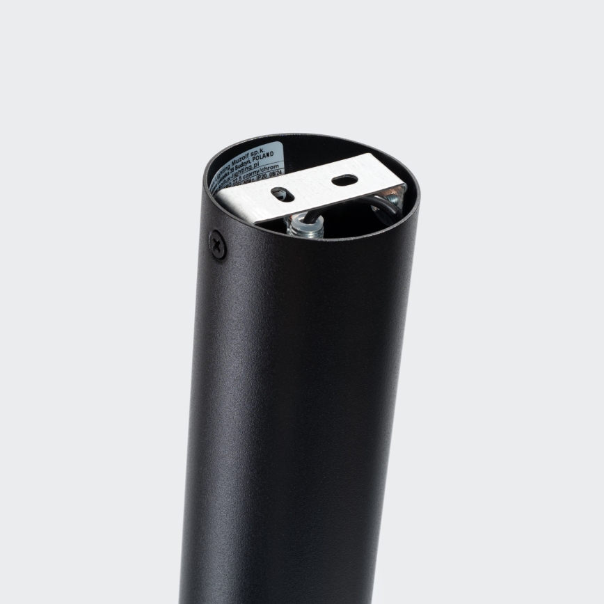Reflektor NERO 1xGU10/10W/230V 22,5 cm črna/sijajni krom