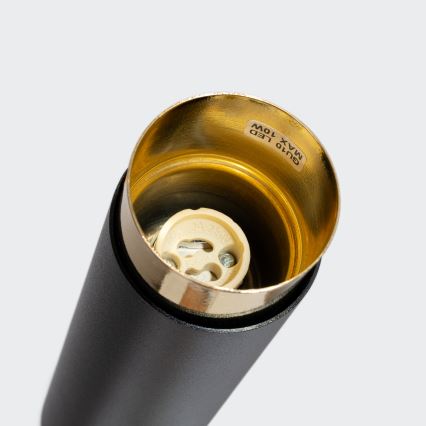 Reflektor NERO 1xGU10/10W/230V 12,5 cm črna/zlata