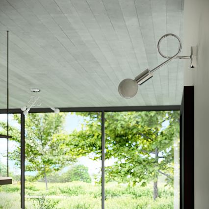 Lestenec LOOP 3xE27/15W/230V sijajni krom