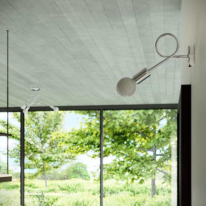 Lestenec LOOP 3xE27/15W/230V sijajni krom