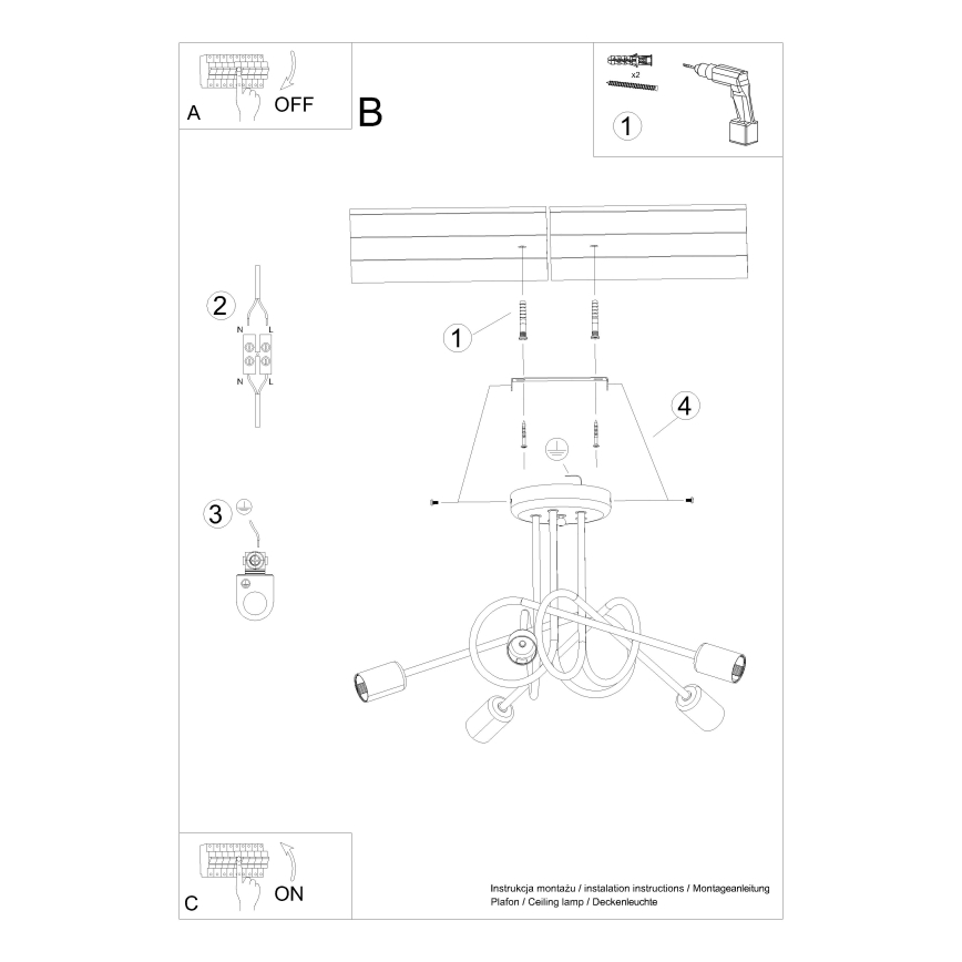 Lestenec LOOP 5xE27/15W/230V sijajni krom