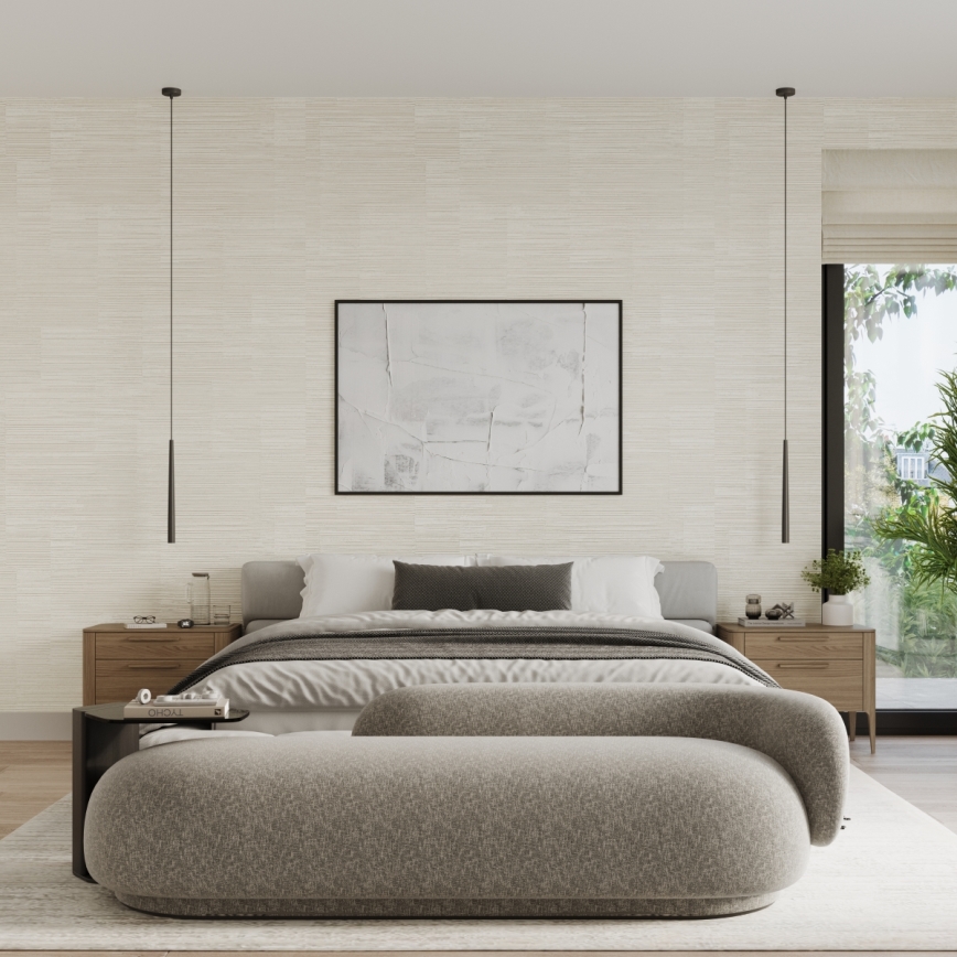 Lestenec na vrvici BLISS 1xG9/8W/230V črna