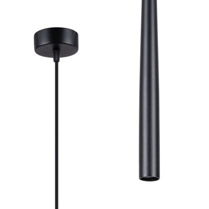 Lestenec na vrvici BLISS 1xG9/8W/230V črna