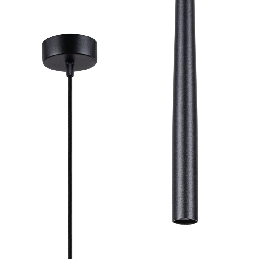 Lestenec na vrvici BLISS 1xG9/8W/230V črna