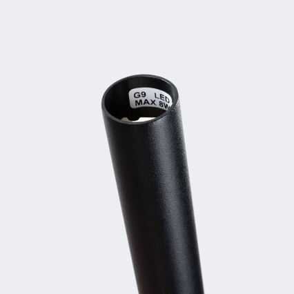 Lestenec na vrvici BLISS 1xG9/8W/230V črna