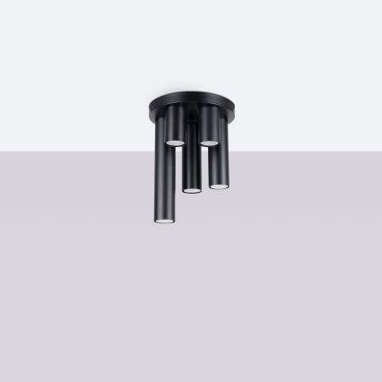 Reflektor LAGOS 5xGU10/10W/230V črna
