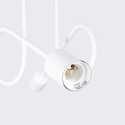 Lestenec LOOP 2xE27/15W/230V bela