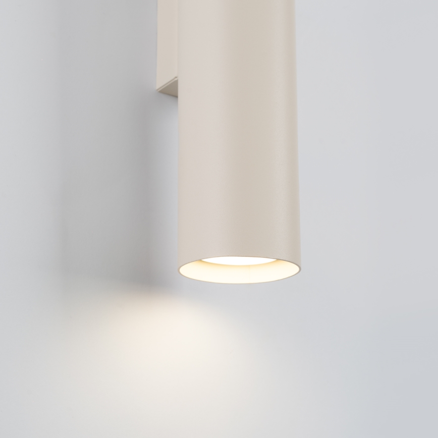 Stenska svetilka LAGOS 2xGU10/10W/230V krem barva