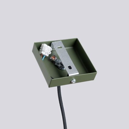 Lestenec na vrvici LAGOS 1xGU10/10W/230V zelena