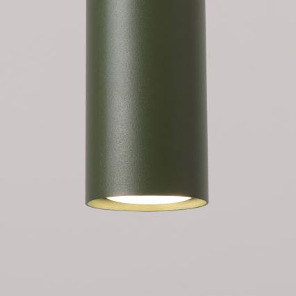 Lestenec na vrvici LAGOS 2xGU10/10W/230V zelena