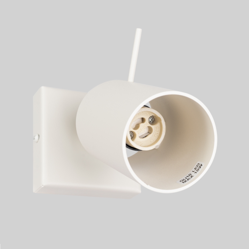 Stenski reflektor RING 1xGU10/10W/230V krem barva