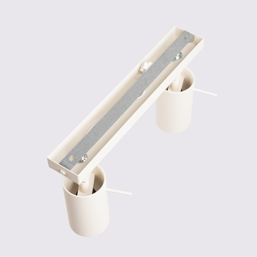 Reflektor RING 2xGU10/10W/230V krem barva