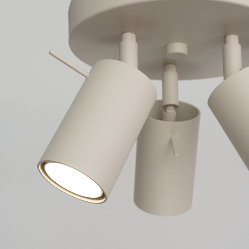 Reflektor RING 3xGU10/10W/230V krem barva