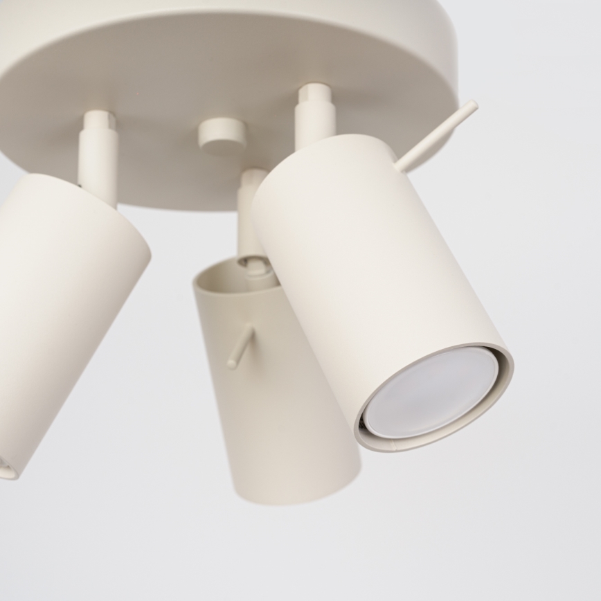 Reflektor RING 3xGU10/10W/230V krem barva