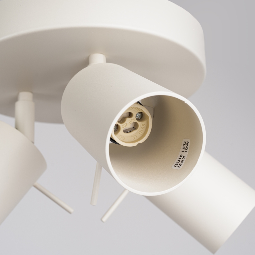 Reflektor RING 3xGU10/10W/230V krem barva