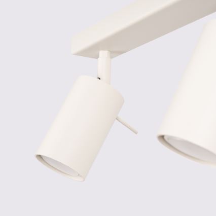 Reflektor RING 4xGU10/10W/230V krem barva