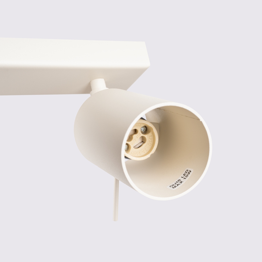 Reflektor RING 4xGU10/10W/230V krem barva