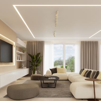 Reflektor RING 6xGU10/10W/230V krem barva